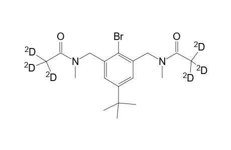 2,6-Bis(methyl(acetyl-D3)aminomethyl)-4-(1,1-dimethylethyl)-bromobenzene
