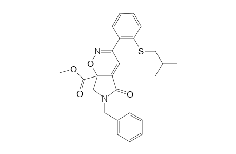 2-Benzyl-6-(2-(2-methyl)propylthiophenyl)-3a-methoxycarbonyl-4-oxa-1-oxo-2,5-diazaindene