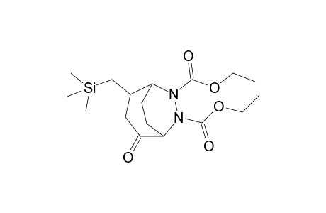 Diethyl 2-oxo-4-trimethylsilylmethyl-6,7-diazabicyclo[3.2.2]nonane-6,7-dicarboxylate