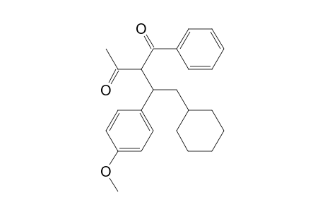2-[2-cyclohexyl-1-(4-methoxyphenyl)ethyl]-1-phenyl-butane-1,3-dione