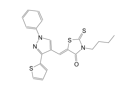 4-thiazolidinone, 3-butyl-5-[[1-phenyl-3-(2-thienyl)-1H-pyrazol-4-yl]methylene]-2-thioxo-, (5Z)-