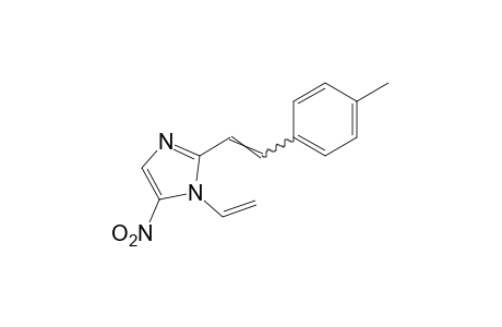 2-(p-methylstyryl)-5-nitro-1-vinylimidazole