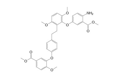 Methyl 3-(4-{2-[2-(4-amino-3-methyloxycarbonyphenoxy)-3,6-dimethoxyphenyl]ethyl}phenoxy)-4-methoxybenzoate