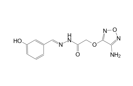 2-[(4-amino-1,2,5-oxadiazol-3-yl)oxy]-N'-[(E)-(3-hydroxyphenyl)methylidene]acetohydrazide