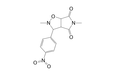 (trans)-3-[p-Nitrophenyl]-2,5-dimethyl-tetrahydropyrrolo[3,4-d]isoxazol-4,6-dione