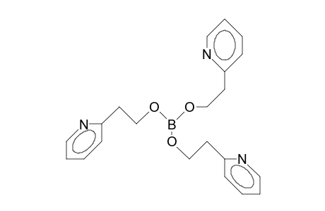 Tris([N-B]-2-[2-pyridyl]-ethyl) borate