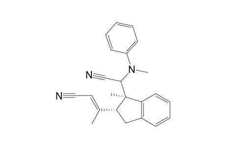 (E)-3-{(1R,2R)-1-[Cyano-(methyl-phenyl-amino)-methyl]-1-methyl-indan-2-yl}-but-2-enenitrile