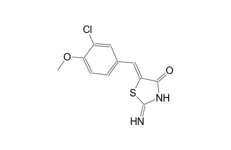 (5Z)-5-(3-chloro-4-methoxybenzylidene)-2-imino-1,3-thiazolidin-4-one