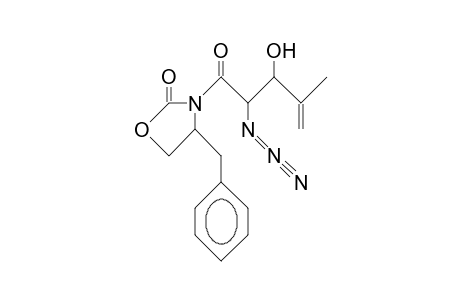 3-(2S-Azido-3S-hydroxy-4-methyl-4-pentenoyl)-4R-benzyl-2-oxazolidone
