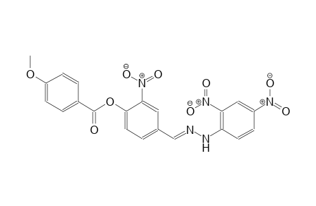 benzoic acid, 4-methoxy-, 4-[(E)-[2-(2,4-dinitrophenyl)hydrazono]methyl]-2-nitrophenyl ester