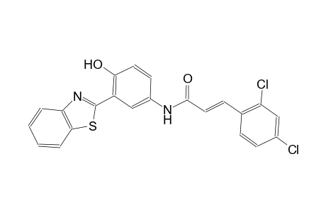 (2E)-N-[3-(1,3-benzothiazol-2-yl)-4-hydroxyphenyl]-3-(2,4-dichlorophenyl)-2-propenamide