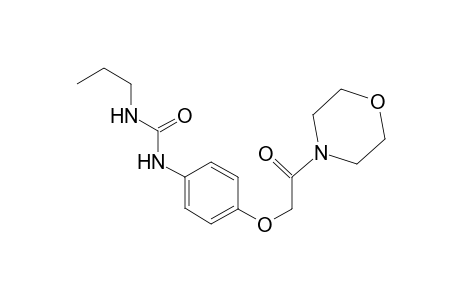 1-{4-[2-(morpholin-4-yl)-2-oxoethoxy]phenyl}-3-propylurea