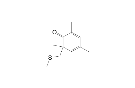 2,4,6-trimethyl-6-(methylsulfanylmethyl)cyclohexa-2,4-dien-1-one