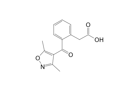 {2-[(3,5-dimethyl-4-isoxazolyl)carbonyl]phenyl}acetic acid