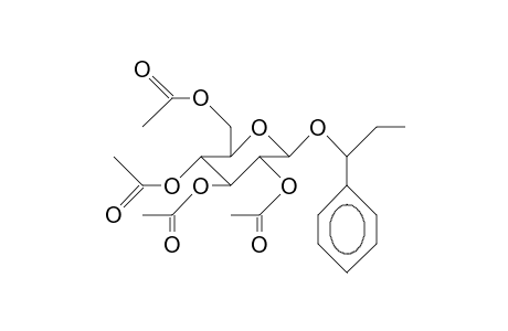 Tetra-O-acetyl-(1R)-1-phenyl-propyl-B-D-glucopyranoside