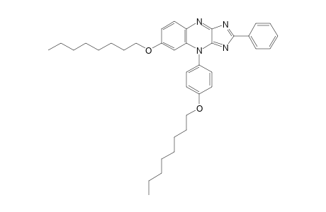 2-Phenyl-4-(4-octyloxyphenyl)-6-octyloxy-4H-imidazo[4,5-b]quinoxaline