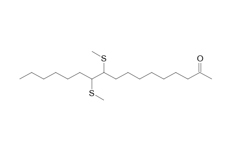 10,11-bis(methylsulfanyl)heptadecan-2-one