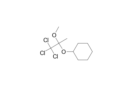 1-Methoxy-1-(trichloromethyl)ethyl Cyclohexyl Ether