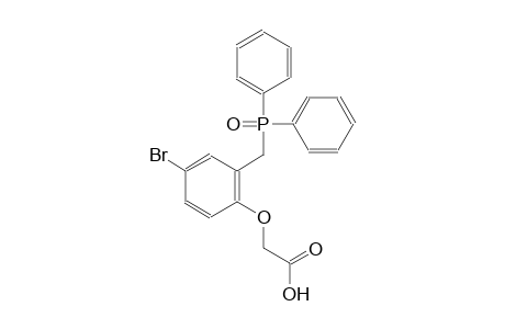 {4-bromo-2-[(diphenylphosphoryl)methyl]phenoxy}acetic acid