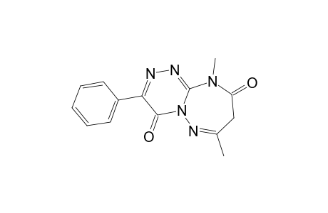 7,10-Dimethyl-3-phenyl[1,2,4]triazino[4,3-b][1,2,4]triazepine-4,9(8H,10H)-dione