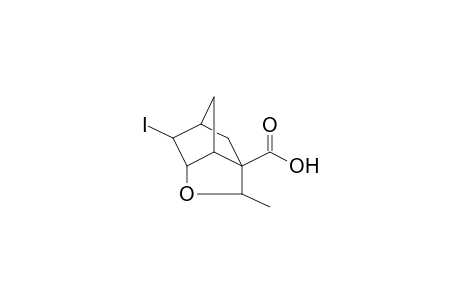 2-Iodo-5-methyl-4-oxatricyclo[4.2.1.0 3,7]nonane-6-carboxylic acid