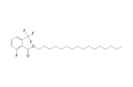 6-Fluoro-2-trifluoromethylbenzoic acid, hexadecyl ester