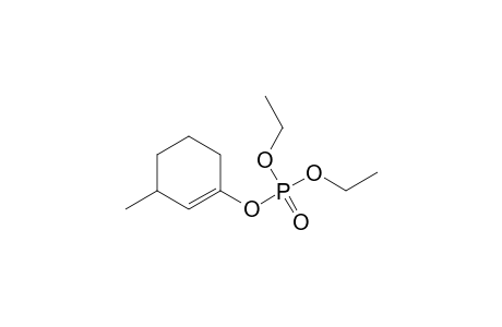 Diethyl (3-methylcyclohexen-1-yl) phosphate