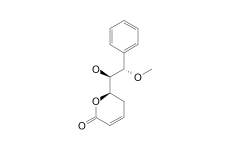 (6R,7R,8R)-8-METHOXYGONIODIOL;6R-(7R-HYDROXY-8R-METHOXY-8-PHENYL)-5,6-DIHYDRO-2-PYRONE