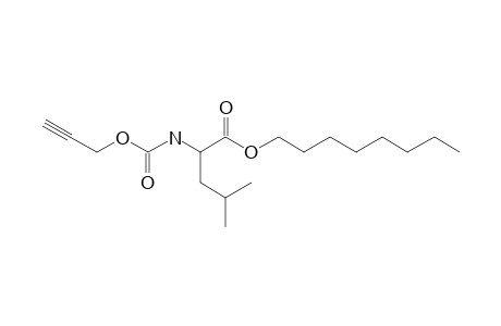 L-Leucine, N-propargyloxycarbonyl-, octyl ester