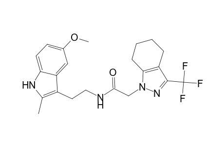 N-[2-(5-methoxy-2-methyl-1H-indol-3-yl)ethyl]-2-[3-(trifluoromethyl)-4,5,6,7-tetrahydro-1H-indazol-1-yl]acetamide