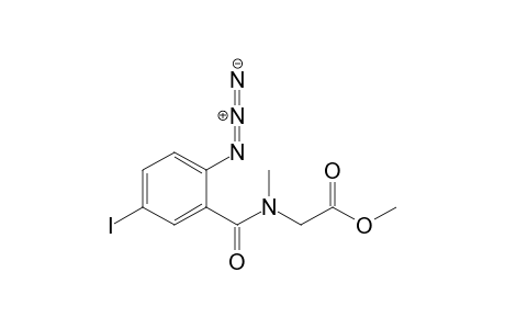 N-(2-Azido-5-iodobenzoyl)-N-methylglycine methyl ester