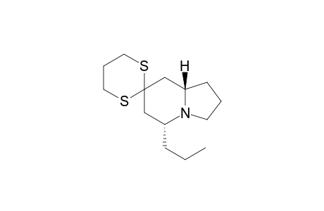 5-Propylindolizidin-7-one propylene dithioketal