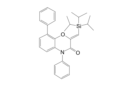 2-(Z)-Triisopropylsilylmethylidene-4-phenyl-8-phenyl-2H-1,4-benzoxazin-3(4H)-one