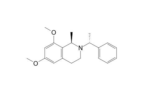 (1R)-6,8-dimethoxy-1-methyl-2-[(1R)-1-phenylethyl]-3,4-dihydro-1H-isoquinoline