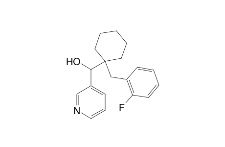 3-Pyridinemethanol, alpha-[1-[(2-fluorophenyl)methyl]cyclohexyl]-