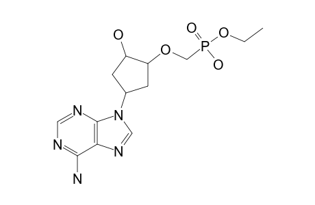 9-[(1'-BETA,3'-ALPHA,4'-BETA)-4'-[ETHOXY-(HYDROXY)-PHOSPHORYLMETHOXY]-3'-HYDROXYCYCLOPENTYL]-ADENINE