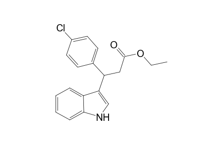 Ethyl .beta.-(4-chlorophenyl)-1H-indole-3-propionate