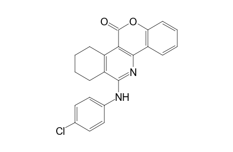 6-(4-Chloroanilino)-7,8,9,10-tetrahydrochromeno[4,3-c]isoquinolin-11-one