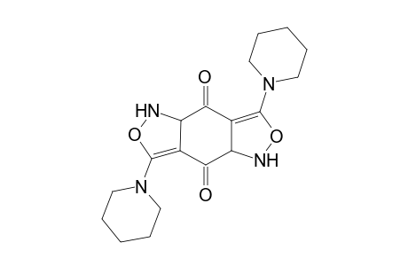 3,7-bis(1-piperidinyl)-1,4a,5,8a-tetrahydroisoxazolo[3,4-f][2,1]benzoxazole-4,8-dione