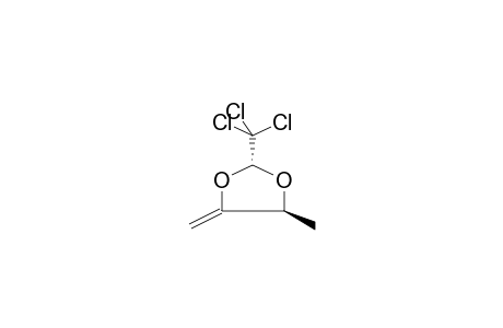 TRANS-2-TRICHLOROMETHYL-4-METHYLENE-5-METHYL-1,3-DIOXOLANE