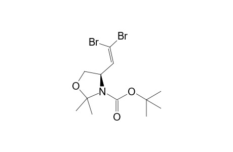(4R)-4-(2,2-dibromoethenyl)-2,2-dimethyl-3-oxazolidinecarboxylic acid tert-butyl ester