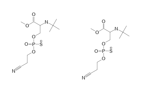 O-[O-(2-CYANOETHYL)-PHOSPHOROTHIOYL]-N-(TERT.-BUTOXYCARBONYL)-SERINE-METHYLESTER