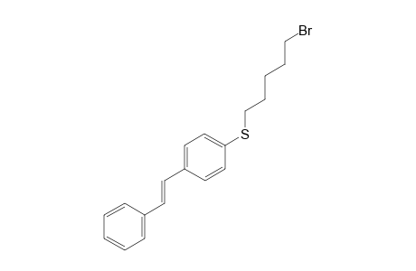 1-(5-bromopentylsulfanyl)-4-[(E)-styryl]benzene
