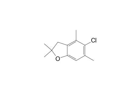 Benzofuran, 5-chloro-2,3-dihydro-2,2,4,6-tetramethyl-