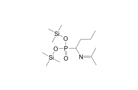 Phosphonic acid, [1-[(1-methylethylidene)amino]butyl]-, bis(trimethylsilyl) ester