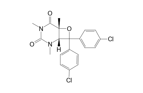 (Z)-8,8-BIS-(4-CHLOROPHENYL)-2,4,6-TRIMETHYL-7-OXA-2,4-DIAZABICYCLO-[4.2.0]-OCTANE-3,5-DIONE