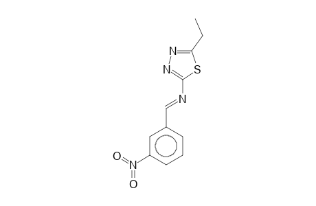 5-Ethyl-N-[(E)-(3-nitrophenyl)methylidene]-1,3,4-thiadiazol-2-amine
