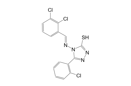 5-(2-chlorophenyl)-4-{[(E)-(2,3-dichlorophenyl)methylidene]amino}-4H-1,2,4-triazol-3-yl hydrosulfide