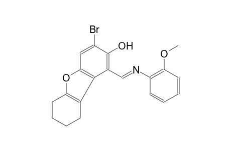 dibenzo[b,d]furan-2-ol, 3-bromo-6,7,8,9-tetrahydro-1-[(E)-[(2-methoxyphenyl)imino]methyl]-