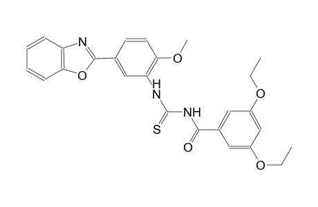 N-[5-(1,3-benzoxazol-2-yl)-2-methoxyphenyl]-N'-(3,5-diethoxybenzoyl)thiourea